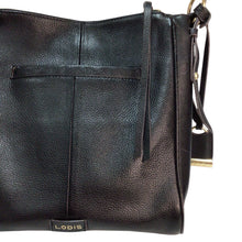 Load image into Gallery viewer, Lodis Leather Shoulder Bag Black