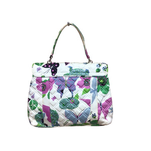 Vera Bradley Floral Butterfly Satchel