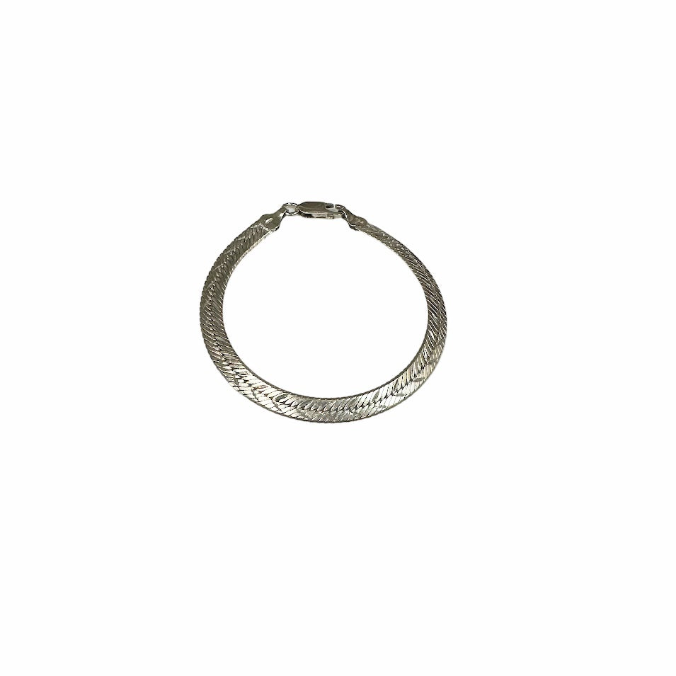 925 VIOR Sterling Silver Herringbone Bracelet
