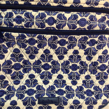 Load image into Gallery viewer, Vera Bradley Large Blue White Crossbody Shoulder Bag