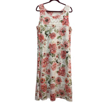 Load image into Gallery viewer, Cloth &amp; Portrait Floral Sleeveless Dress Size XL