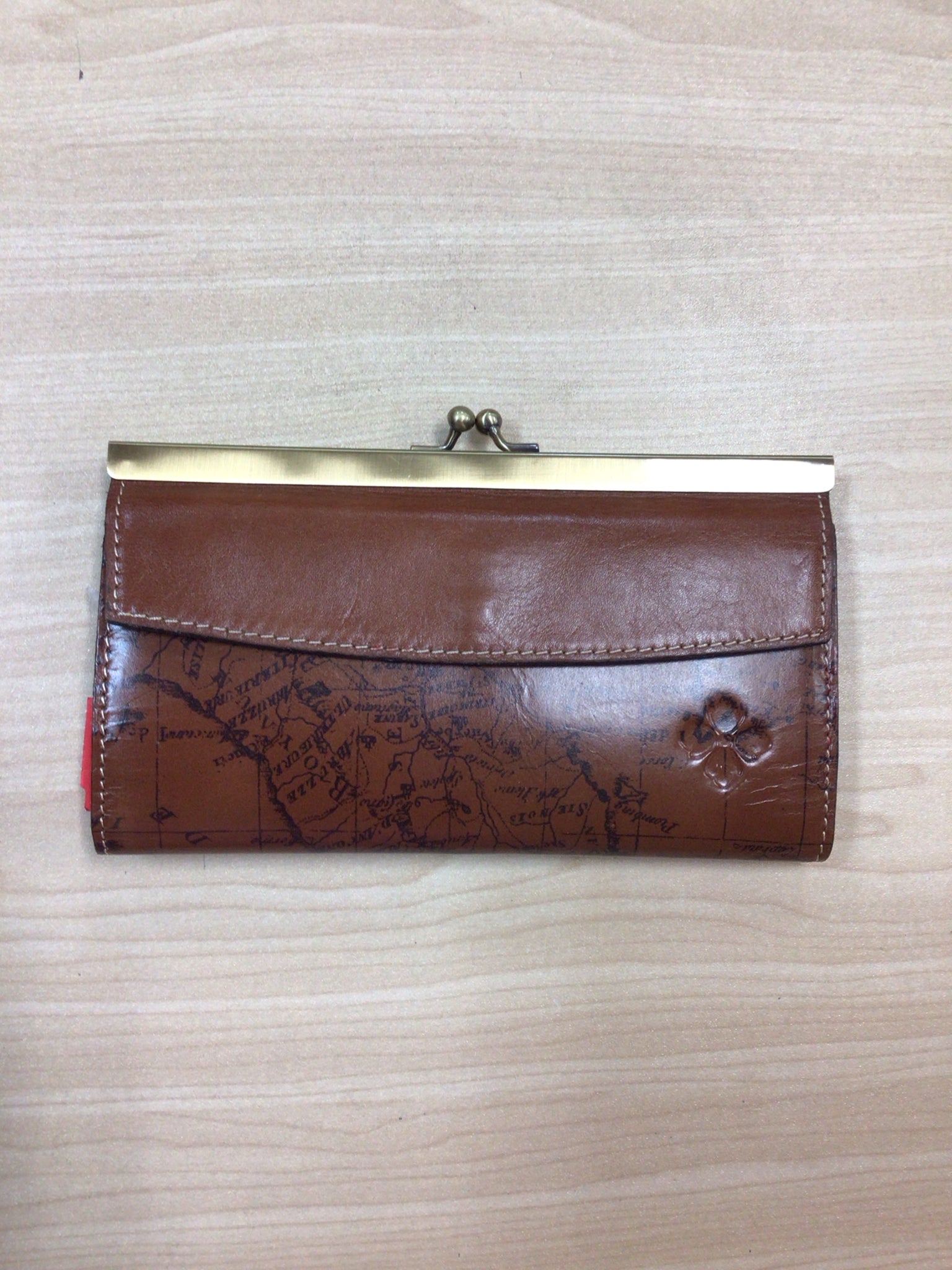 Patricia Nash Map Print Clutch Wallet