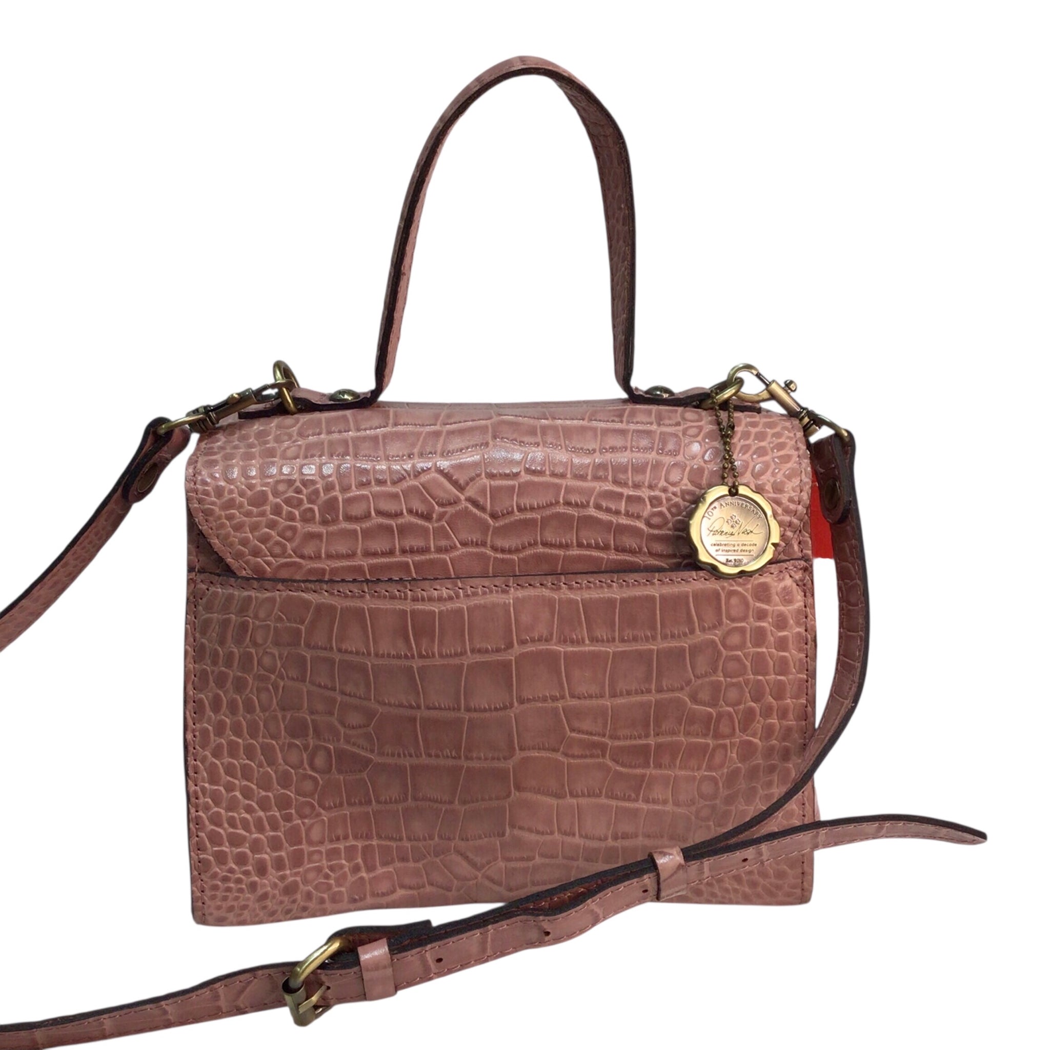 Patricia Nash Pink Crossbody Satchel Bag