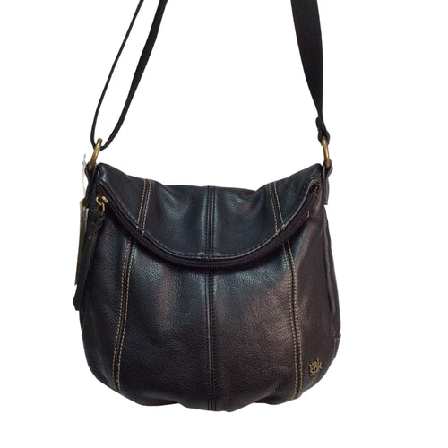 The Sak Black Leather Crossbody Purse