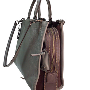 Coach Rogue Large Gray Handbag/Satchel
