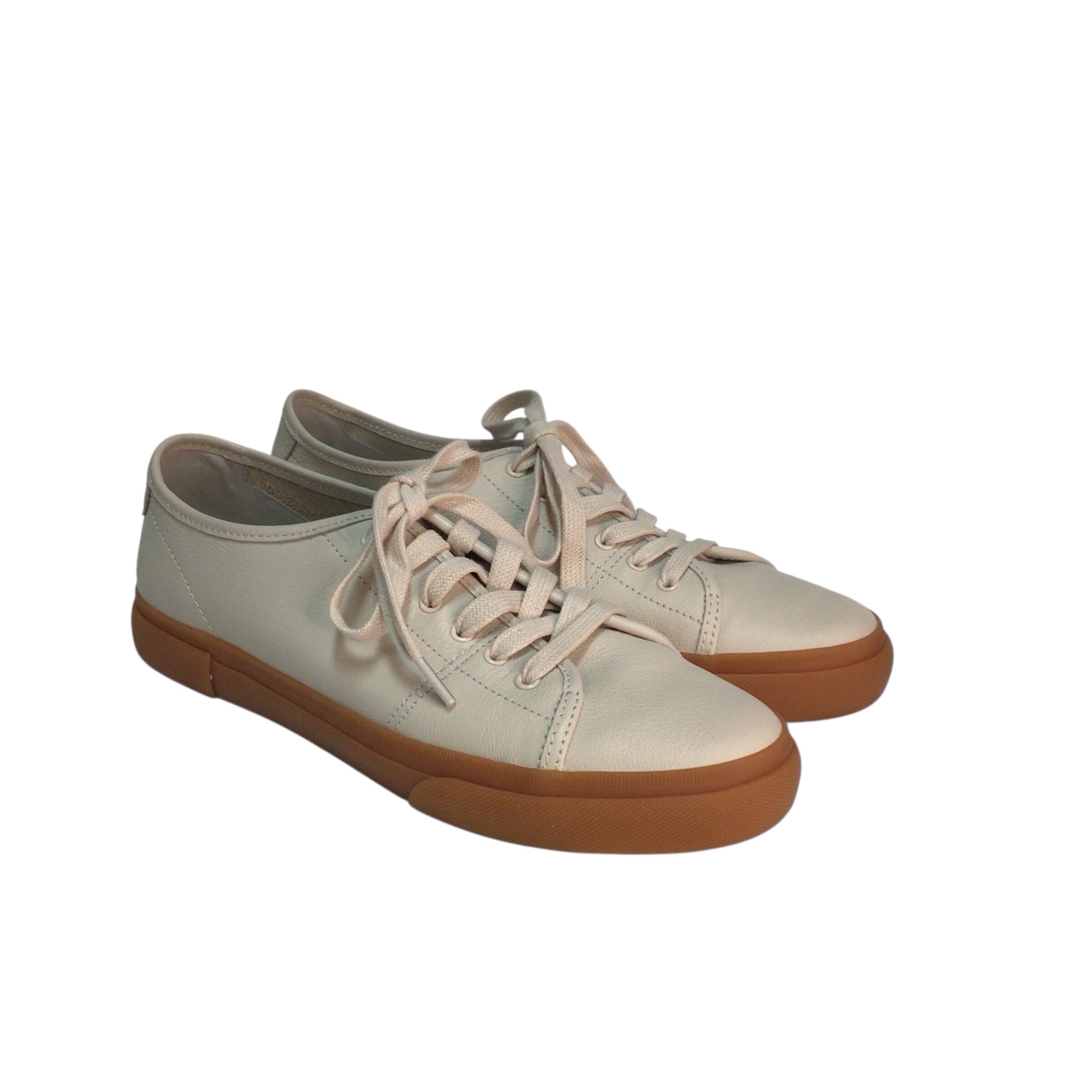 Frye Women's Gia Leather Low Lace Sneakers Size 8.5