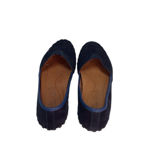 Spring Step Suede Navy Loafers Size 8.5