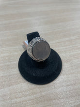 Load image into Gallery viewer, Italian Coin Sterling Silver Ring Size 8