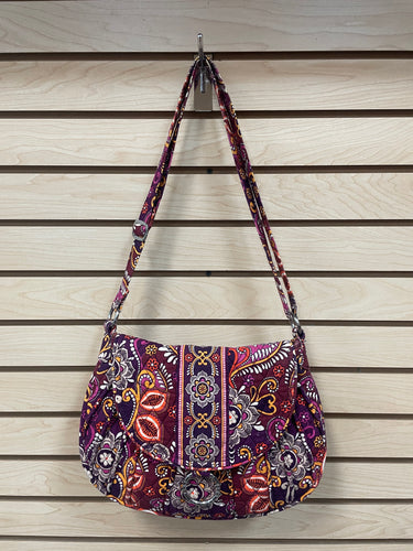 Vera Bradley Shoulder Bag Purple And Orange