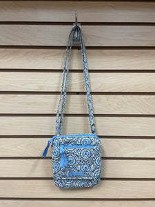 Vera Bradley Crossbody Bag Blue And White