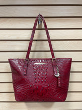 Load image into Gallery viewer, Brahmin Leather Medium Asher Shoulder Bag Red