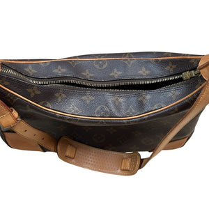 Louis Vuitton Monogram Boulogne Shoulder Bag Brown AS0032