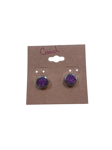 Coach Earrings Purple