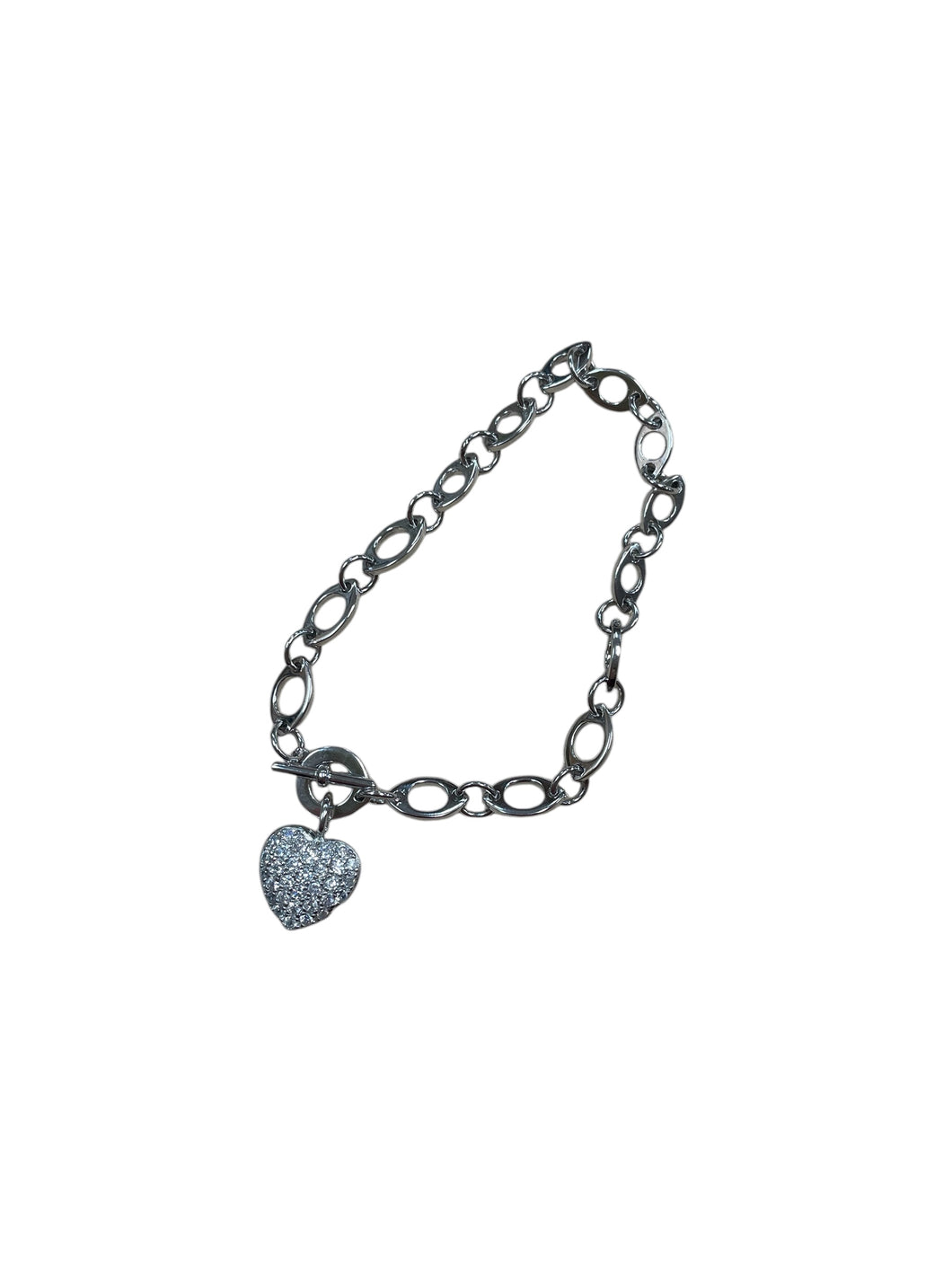 Sterling Silver Heart Bracelet