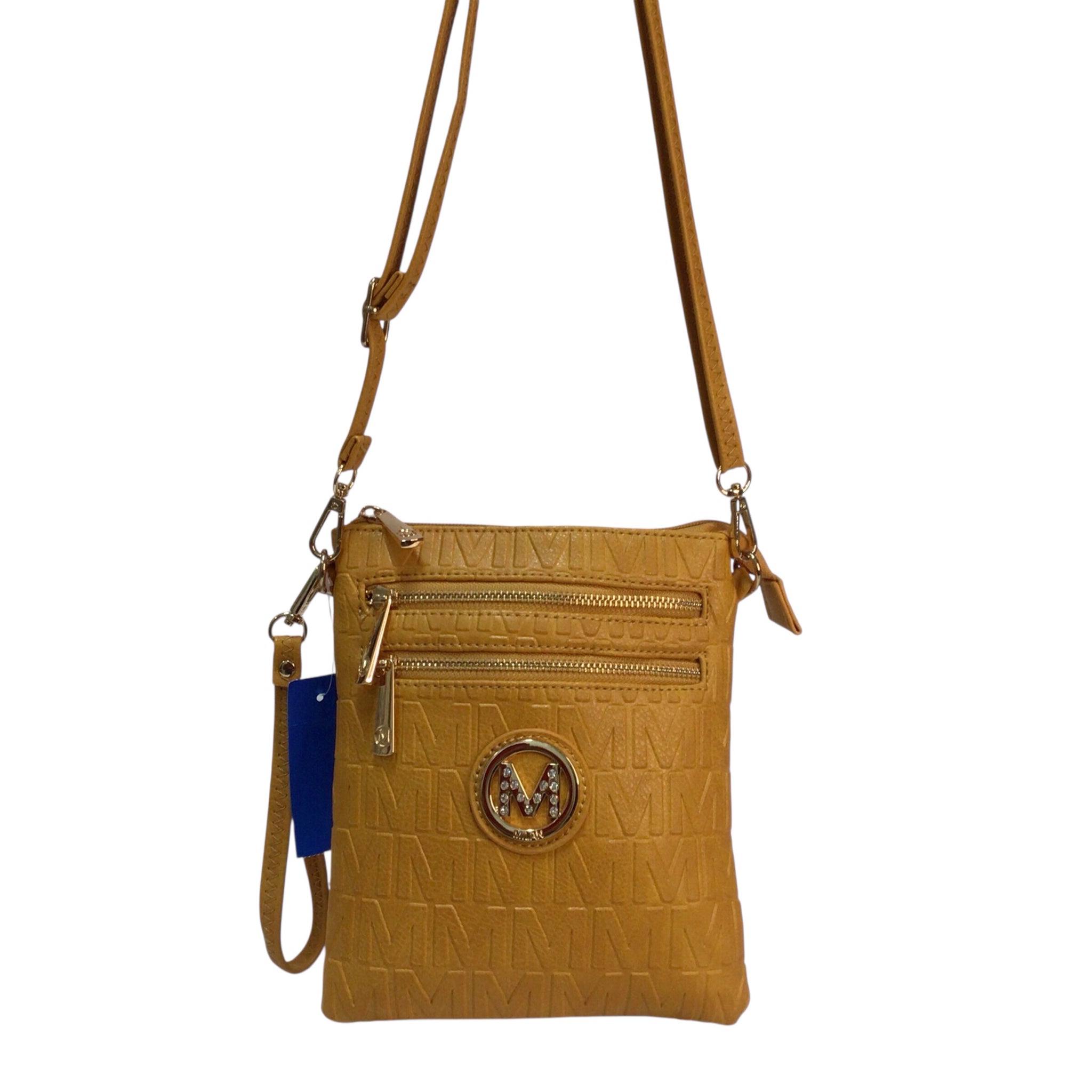 Milan Yellow Crossbody Bag Wristlet