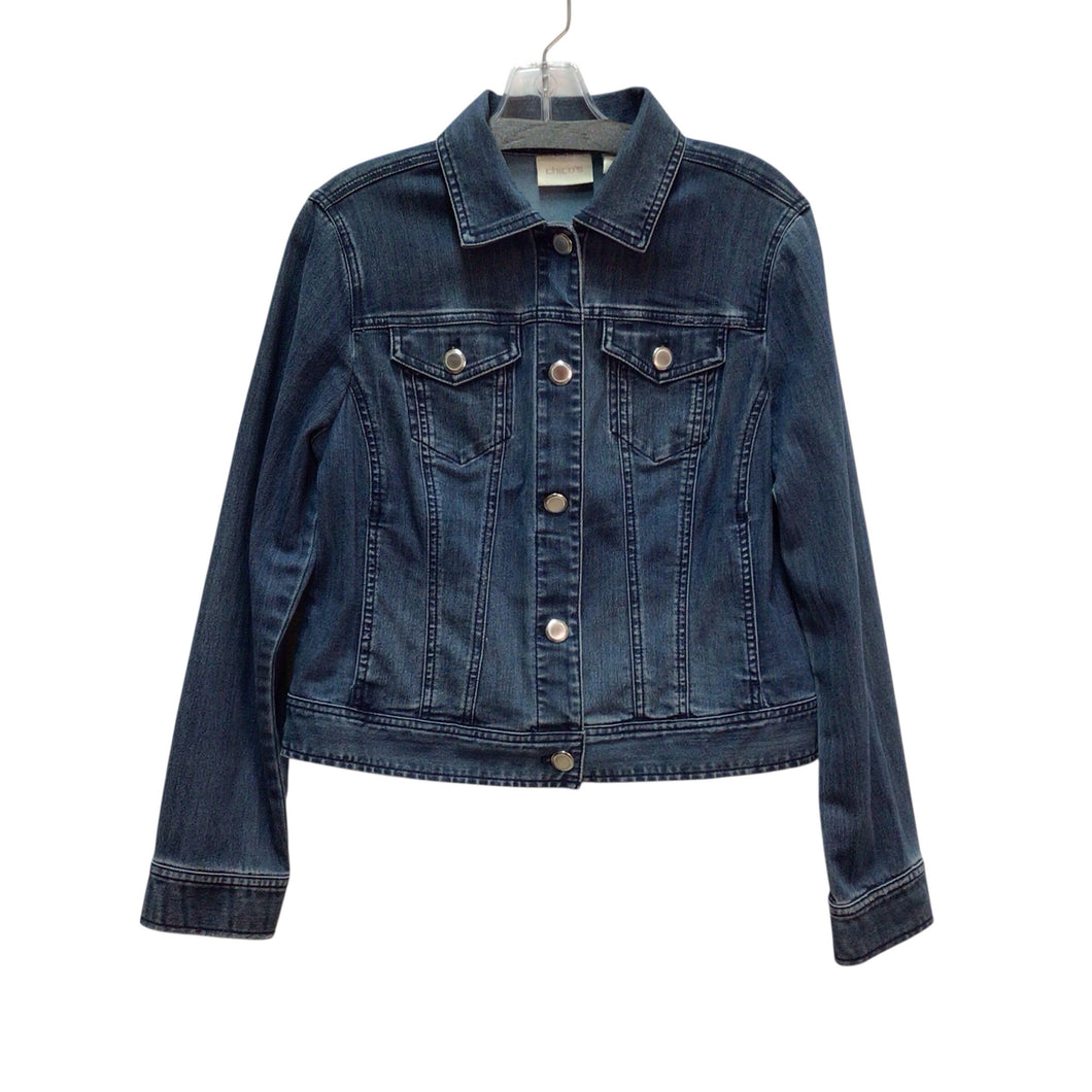 Chicos Denim Jacket Size M