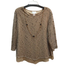 Load image into Gallery viewer, Alfred Dunner Long Sleeve Top Size XL