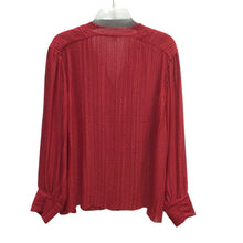 Load image into Gallery viewer, Chico&#39;s Red Long Sleeve Top Size XXL