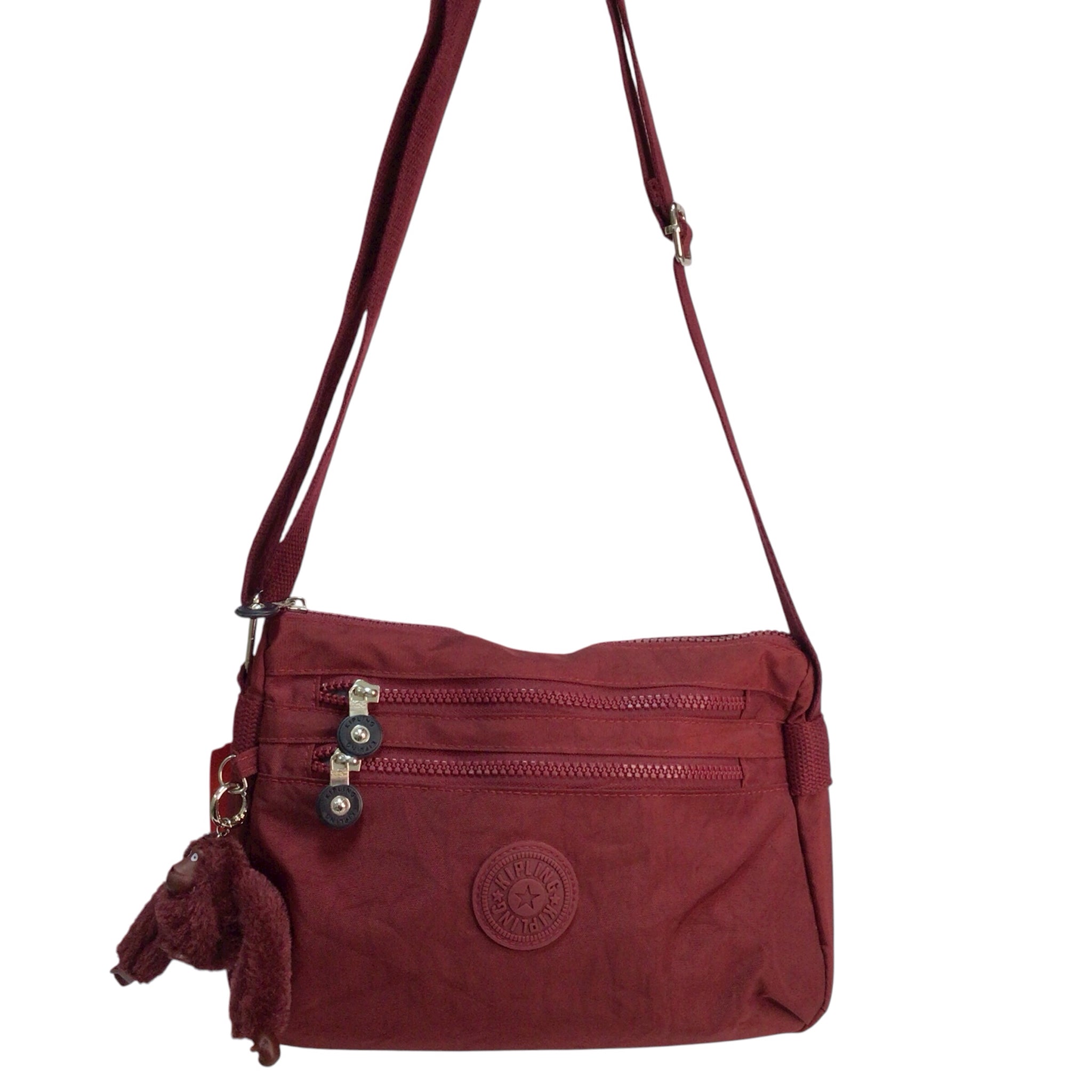 Kipling Maroon Crossbody/Shoulder Bag
