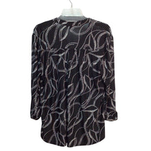 Load image into Gallery viewer, Ava &amp; Grace Black and White Long Sleeve Top Size L