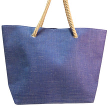 Load image into Gallery viewer, Orlane Champs Elysees Blue Canvas Tote Bag