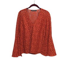 Load image into Gallery viewer, Zara Woman Lacy Cotton Blended Long Sleeve Top Size S