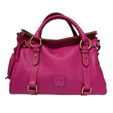 Load image into Gallery viewer, Dooney &amp; Bourke Florentine Leather Satchel Pink