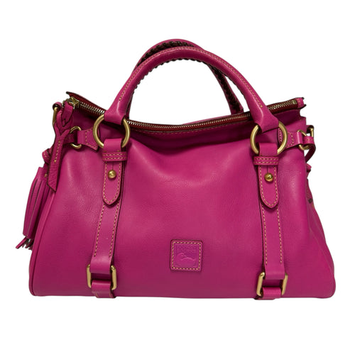 Dooney & Bourke Florentine Leather Satchel Pink