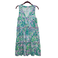 Load image into Gallery viewer, Lilly Pulitzer Lorina Swing Tiered Ruffle Sleeveless Dress Size Small