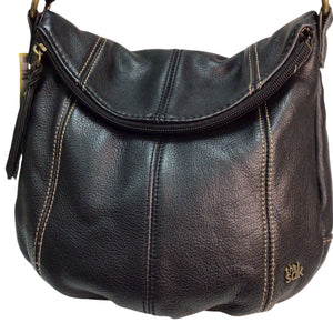 The Sak Black Leather Crossbody Purse