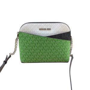 Michael Kors Signature Crossbody Bag Chain & Leather Strap