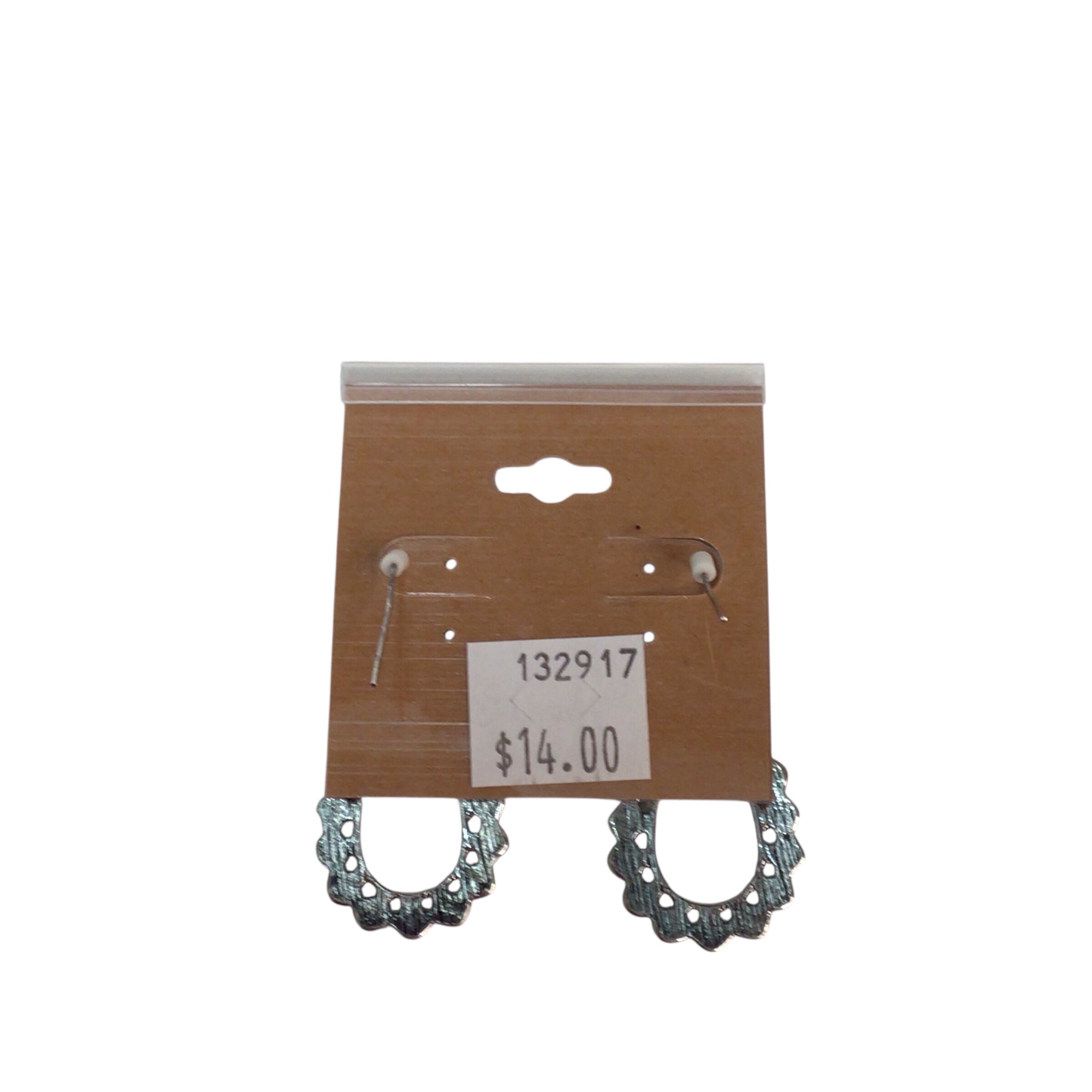 Blue Tri-Color Dangling Earrings