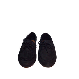 Lucky Brand Tineera Black Suede Loafers Size 8.5 M