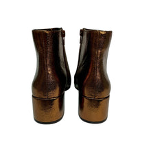 Load image into Gallery viewer, Sole Society Copper Metallic Cracklyn Tashia Bootie Size 8 M / 38.5