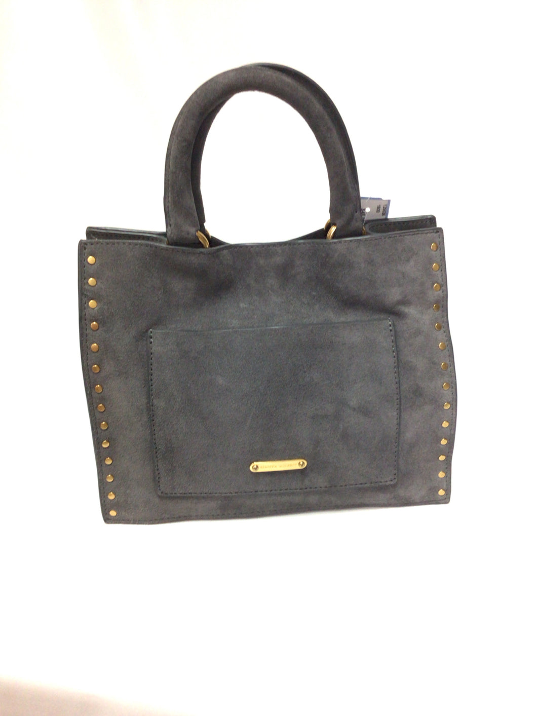 Rebecca Minkoff Small Gray Suede  Satchel