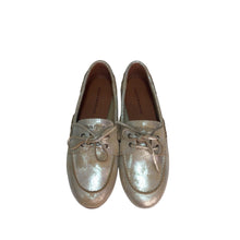 Load image into Gallery viewer, Lucky Brand Tineera Tan Gold Suede Loafers Size 8.5 M
