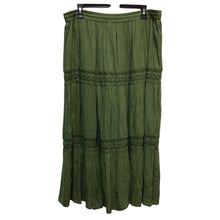 Load image into Gallery viewer, Mlle Gabrielle Green Skirt Size L NWT