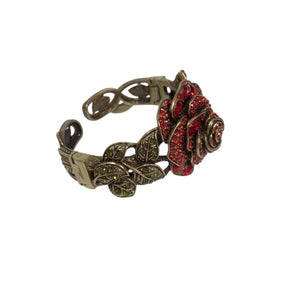 Heidi Daus Rose Elegance Crystal Floral Bracelet