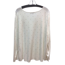 Load image into Gallery viewer, Chico&#39;s White Beads Long Sleeve Top Size 4 XXL