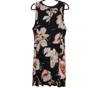 Karen Cane Flowers Sleeveless Dress Size 2X NWT