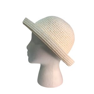 One Size Cream Paper Hat