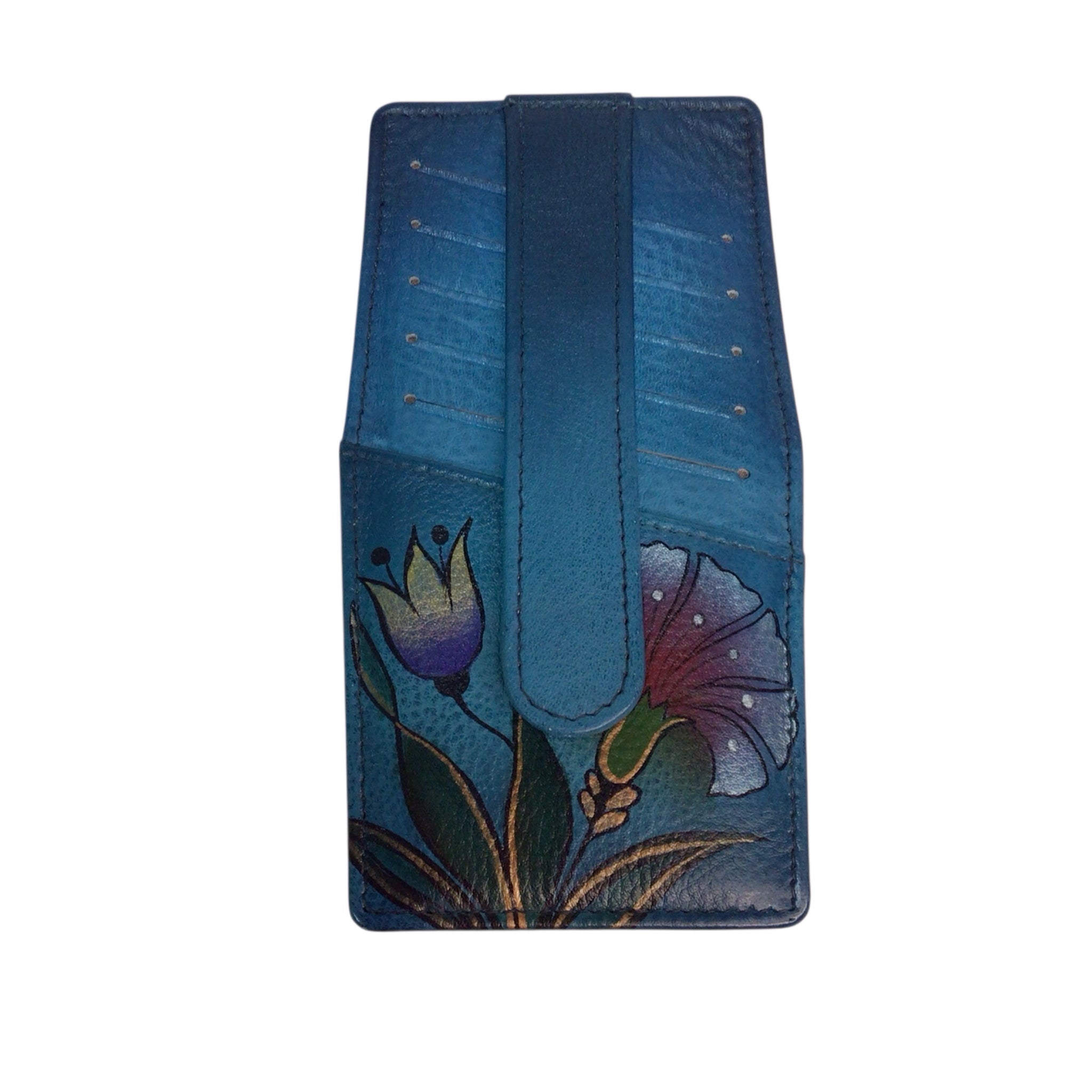 Anuschka Handpainted Leather Card Holder