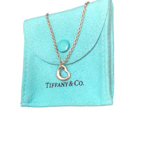 Load image into Gallery viewer, Tiffany &amp; Co. Elsa Peretti Open Heart 7&quot; Long Bracelet in Sterling Silver