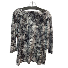 Load image into Gallery viewer, Dana Buchman Animal Print Long Sleeve Top Size XL