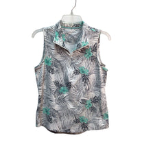 Load image into Gallery viewer, Tommy Bahama Flower Leaves Sleeveless Top Size Small