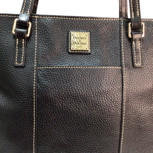 Load image into Gallery viewer, Dooney &amp; Bourke Black Pebbled Leather Shoulder Bag