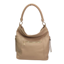 Load image into Gallery viewer, Miztique Vegan Leather Shoulder Bag Beige