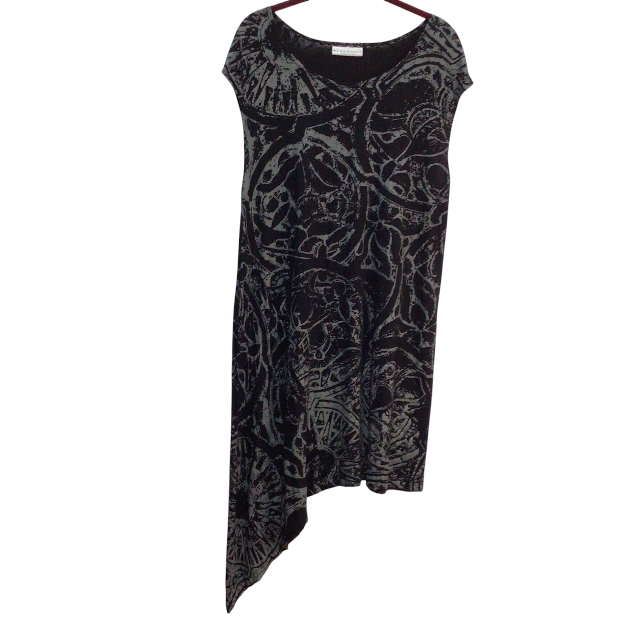 Bryn Walker Black And Gray Sleeveless Dress Size L