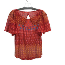 Load image into Gallery viewer, Lucky Brand Red Short Sleeve Top Size SP