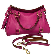 Load image into Gallery viewer, Dooney &amp; Bourke Florentine Leather Satchel Pink